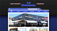 Desktop Screenshot of lecardinalresto.fr